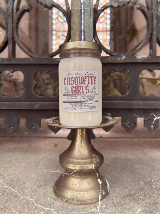 Casquette Girls Candle – New Orleans Vampire Legend | Petrichor, Bourbon, Oakmoss, Haunted History Scented Candle