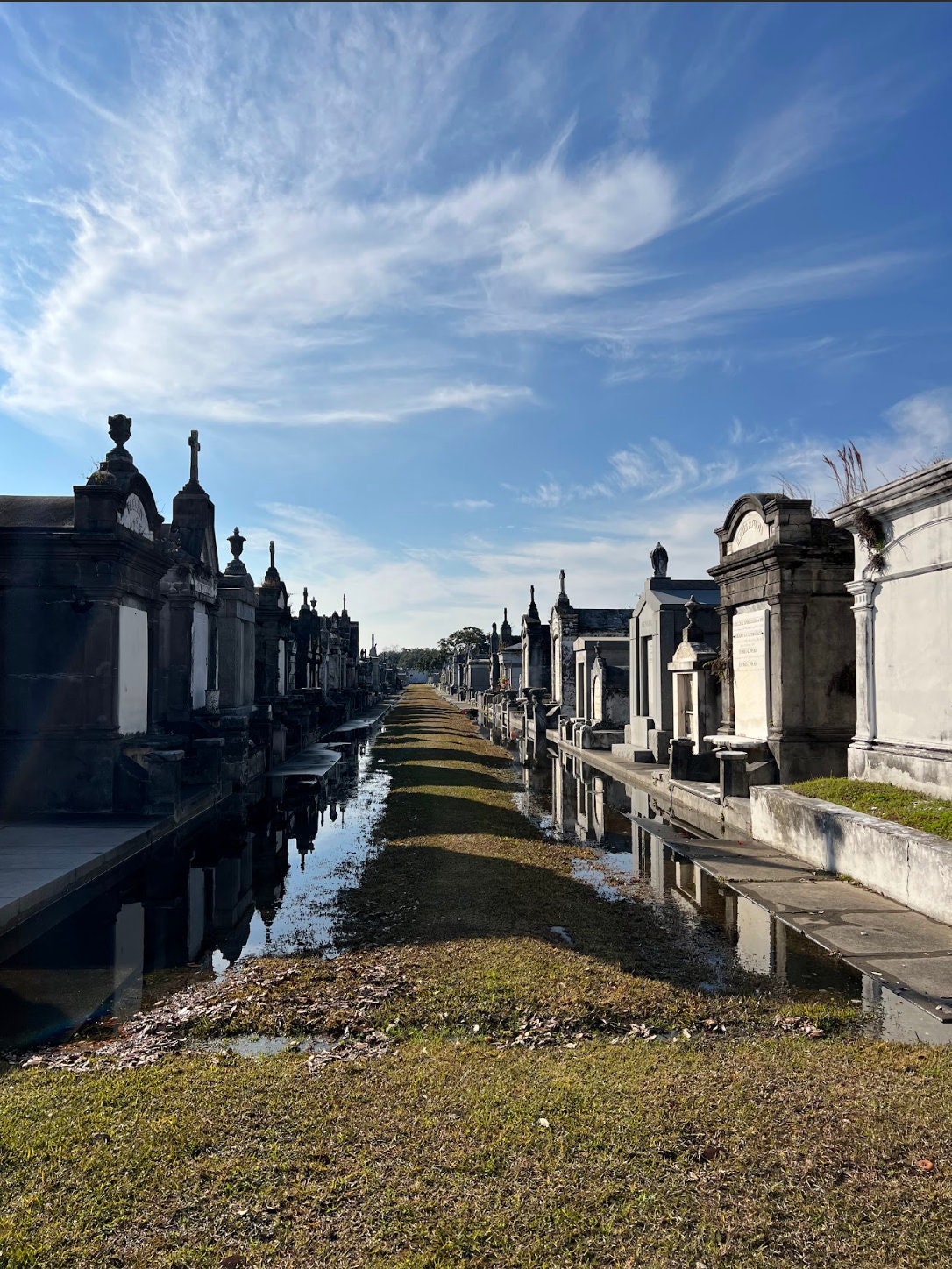 Above Ground Candle — Petrichor Candle: New Orleans Cemetery Inspired Scent, Earthy Wet Concrete