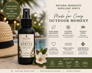 NO-SQUITO™ Natural Mosquito Repellent Spritz | Plant-Based Outdoor Spray | Smell Good. No Bites.