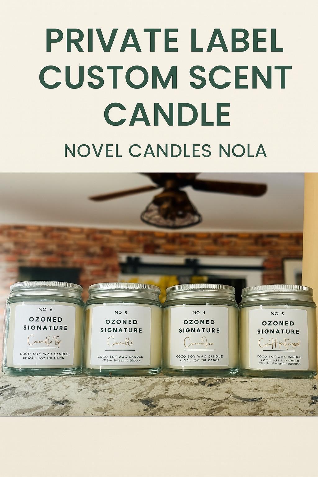 Personalized Label Candle: Custom Photo, Handmade Custom Party Favor