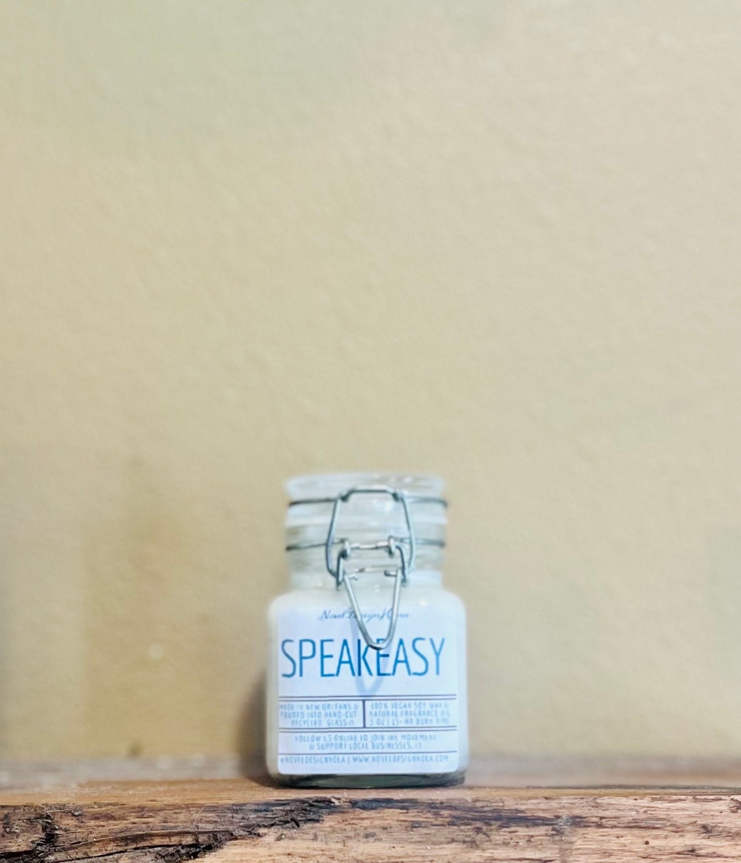 Speakeasy Candle – Whiskey, Tobacco, Dark Rum Absolute, Tonka Bean - CocoSoy Wax
