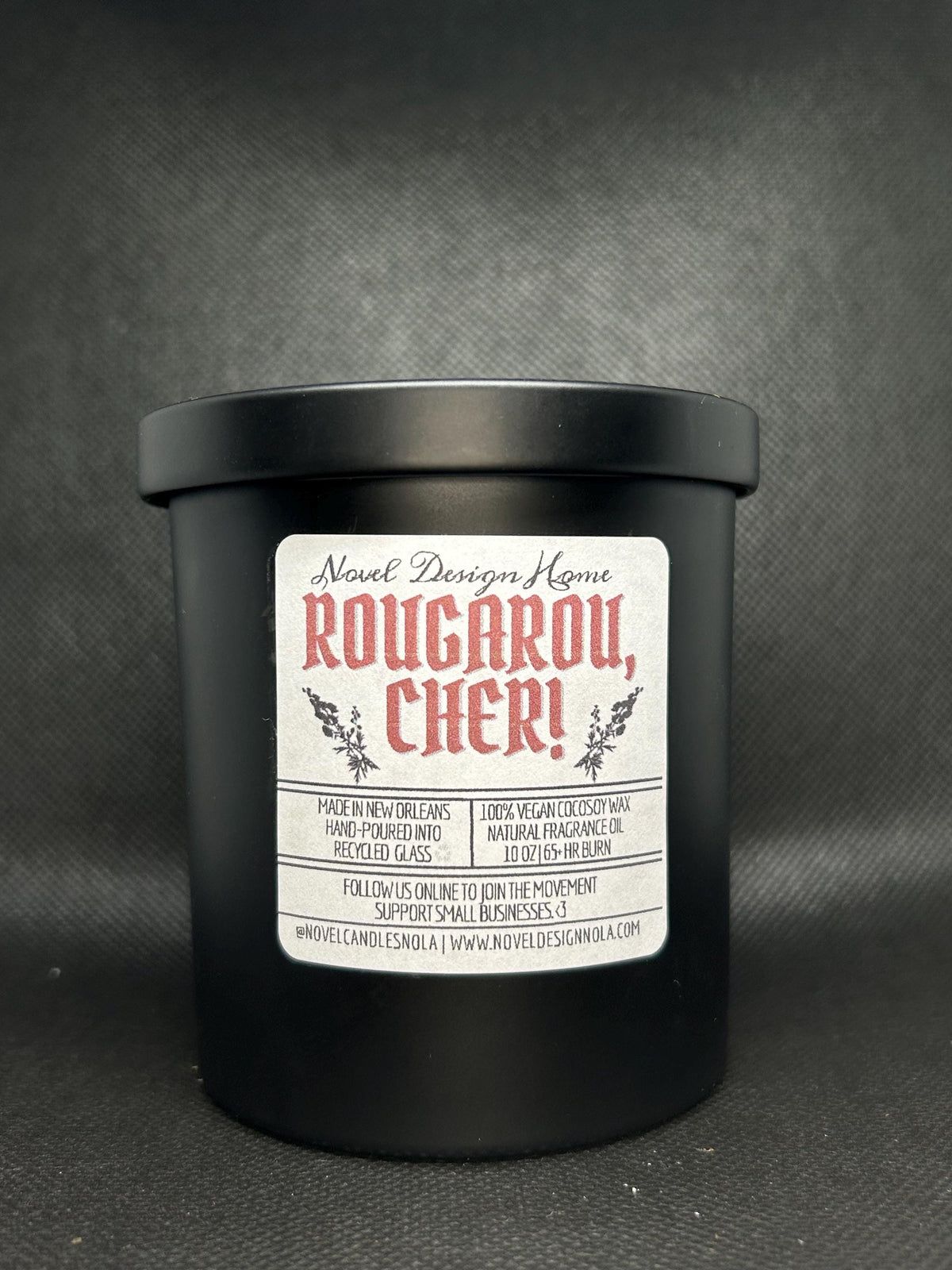 Rougarou Candle — Swampy Pumpkin Spice Scented Candle: Cajun Folklore, New Orleans Themed Gift