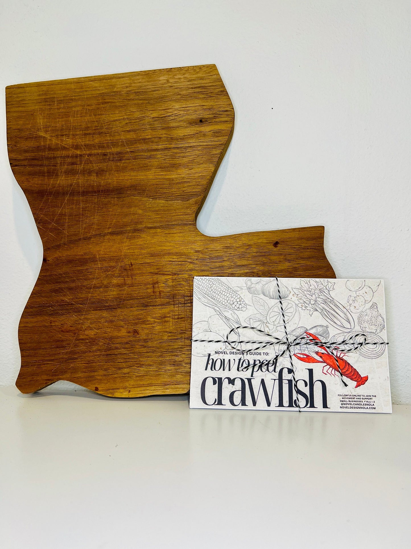 How to Peel Crawfish Postcard or Print — Hand-Drawn in New Orleans, Louisiana Art