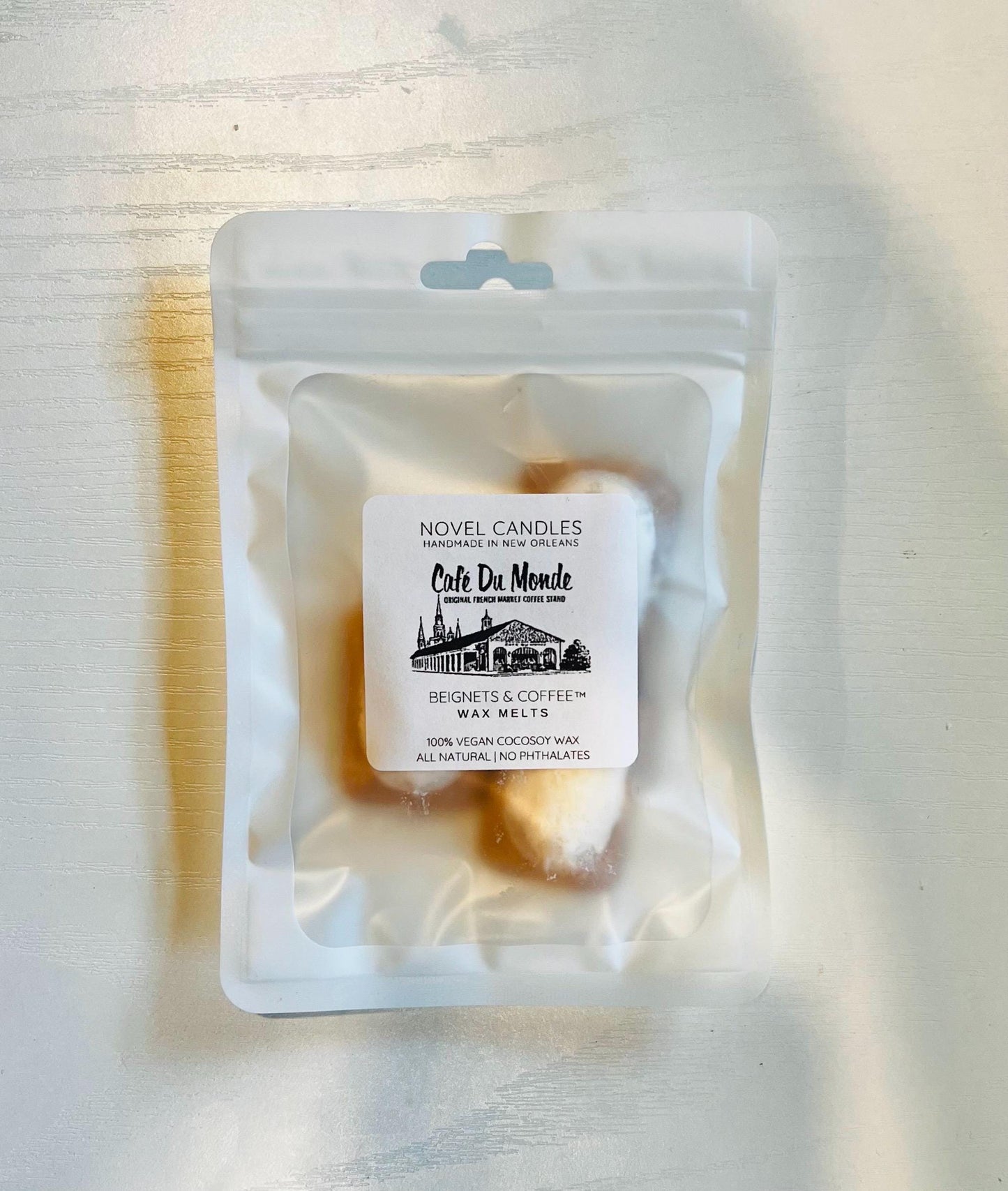 Beignet Scented Wax Melts: Cafe Du Monde Inspired, Vegan CocoSoy