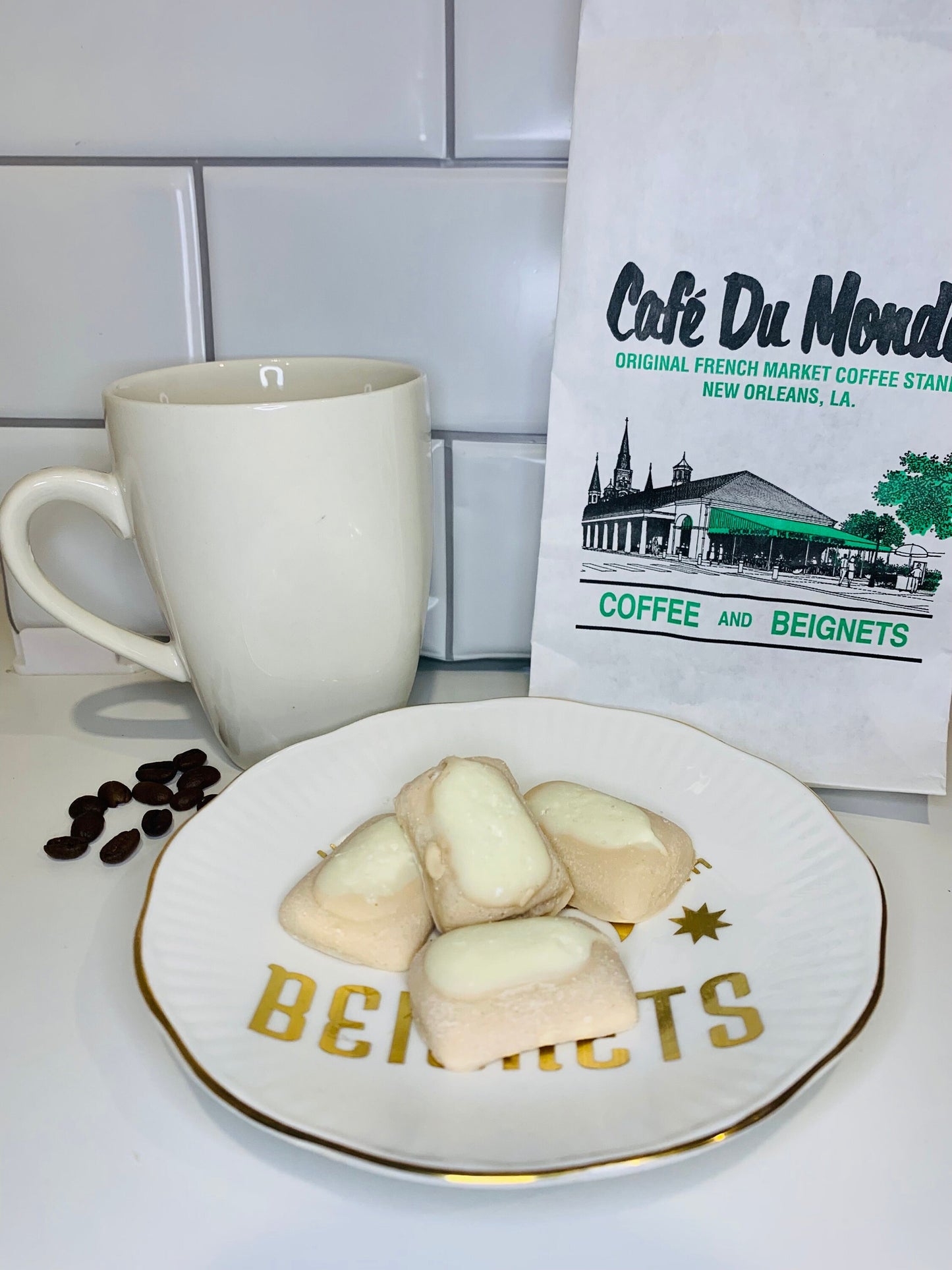 Beignet Scented Wax Melts: Cafe Du Monde Inspired, Vegan CocoSoy