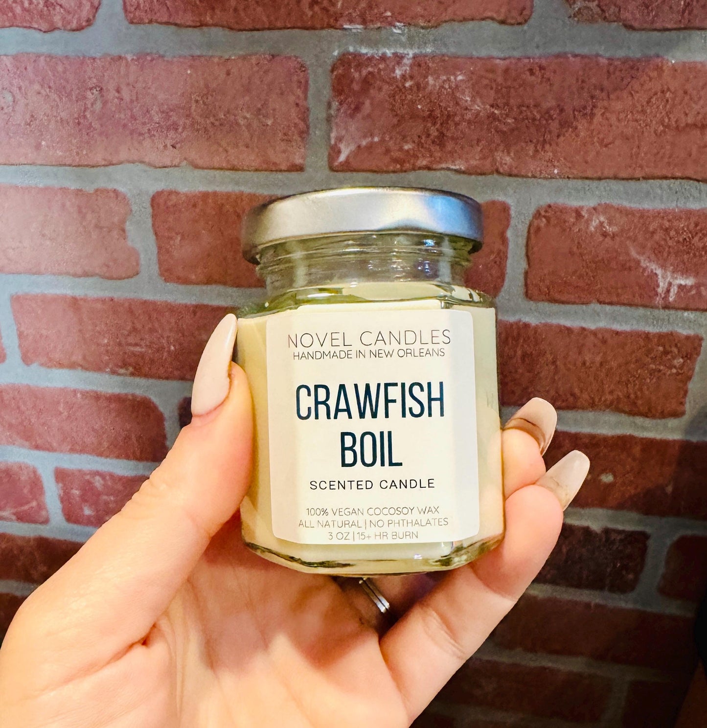 Crawfish Boil Candle – Smells Like a Real Louisiana Boil, Cajun Gift, Unique Food Candle, Funny Novelty Scent
