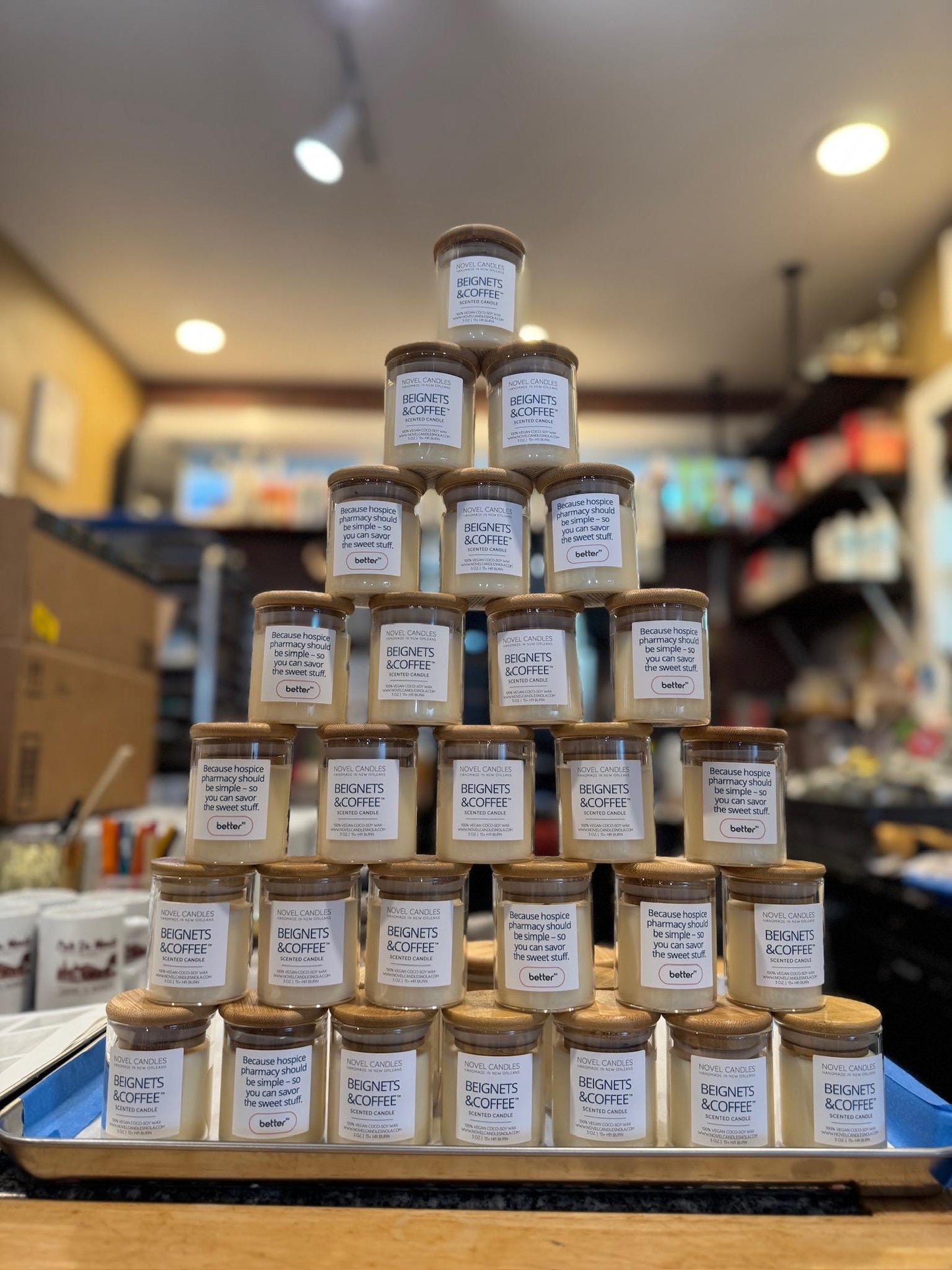 Personalized Label Candle: Custom Photo, Handmade Custom Party Favor