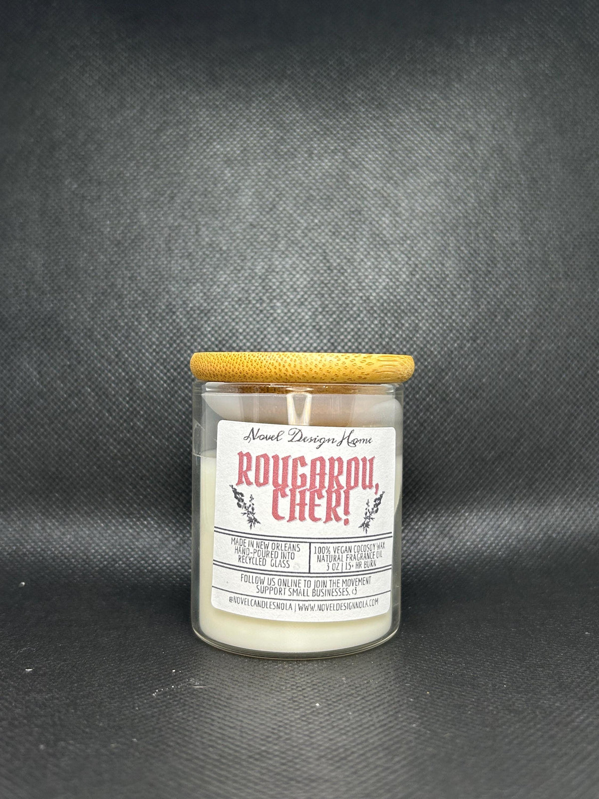 Rougarou Candle — Swampy Pumpkin Spice Scented Candle: Cajun Folklore, New Orleans Themed Gift