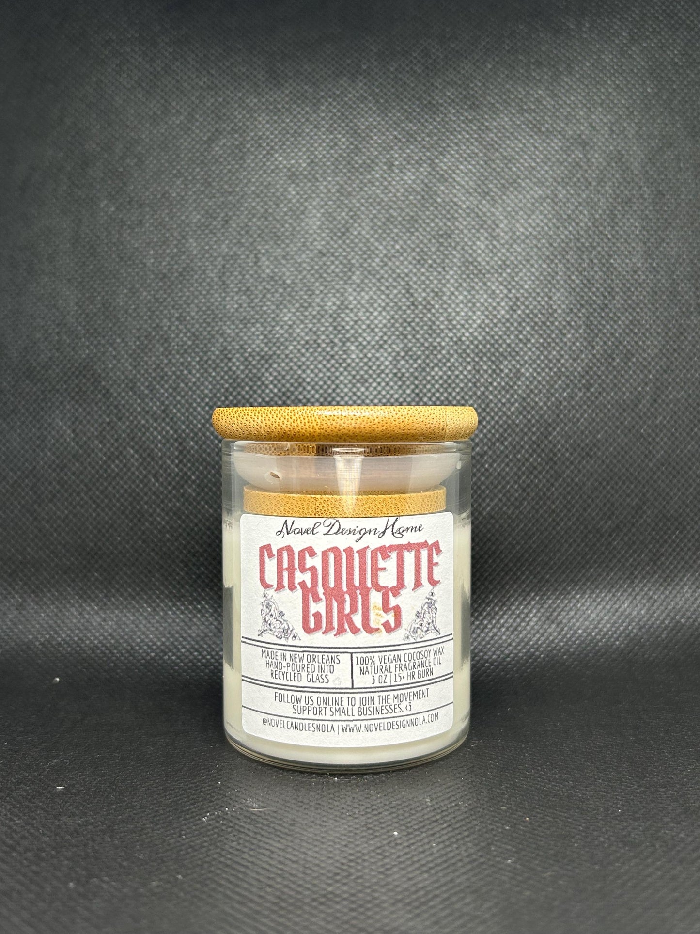 Casquette Girls Candle – New Orleans Vampire Legend | Petrichor, Bourbon, Oakmoss, Haunted History Scented Candle
