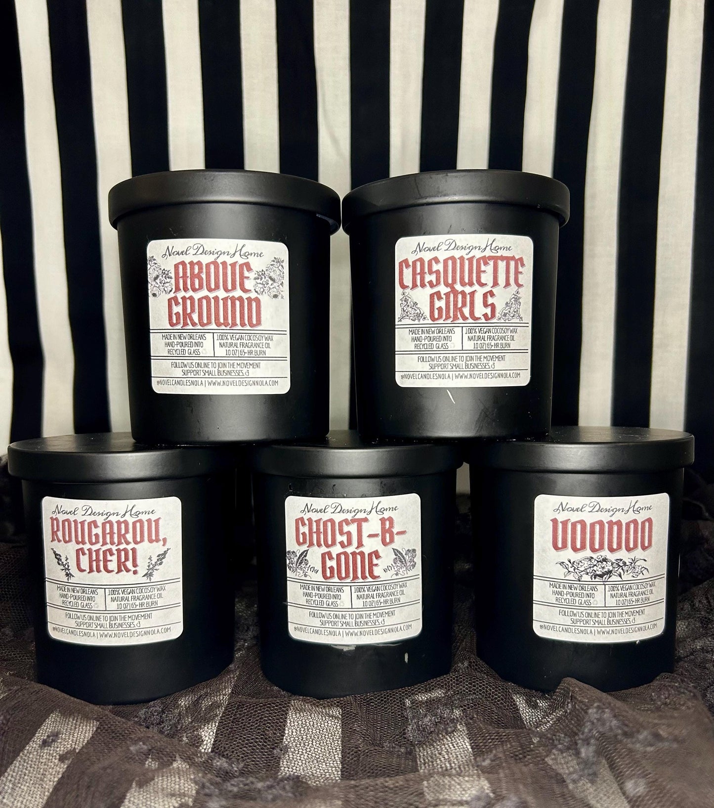 Casquette Girls Candle – New Orleans Vampire Legend | Petrichor, Bourbon, Oakmoss, Haunted History Scented Candle