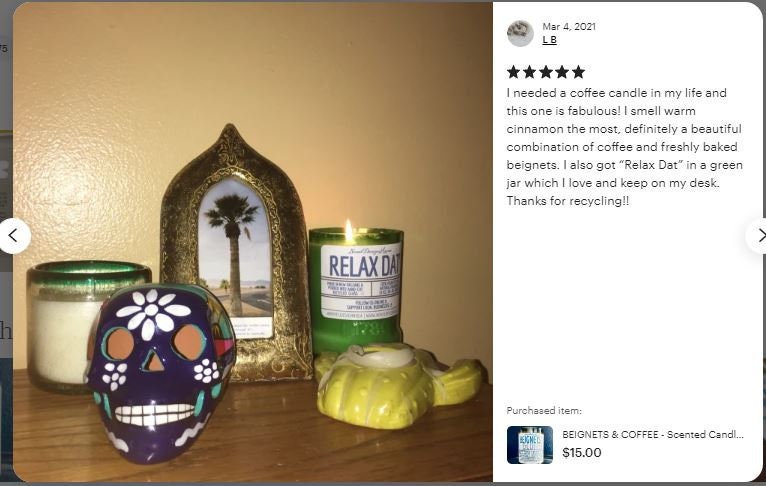 Relax Dat' Scented Candle – Cedar, Lavender, Eucalyptus, Vegan CocoSoy Wax