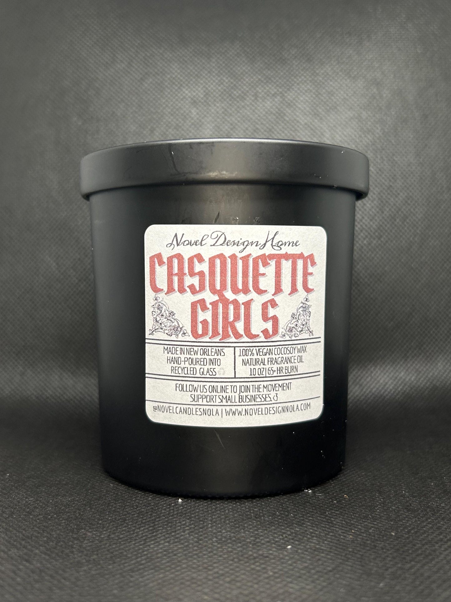 Casquette Girls Candle – New Orleans Vampire Legend | Petrichor, Bourbon, Oakmoss, Haunted History Scented Candle