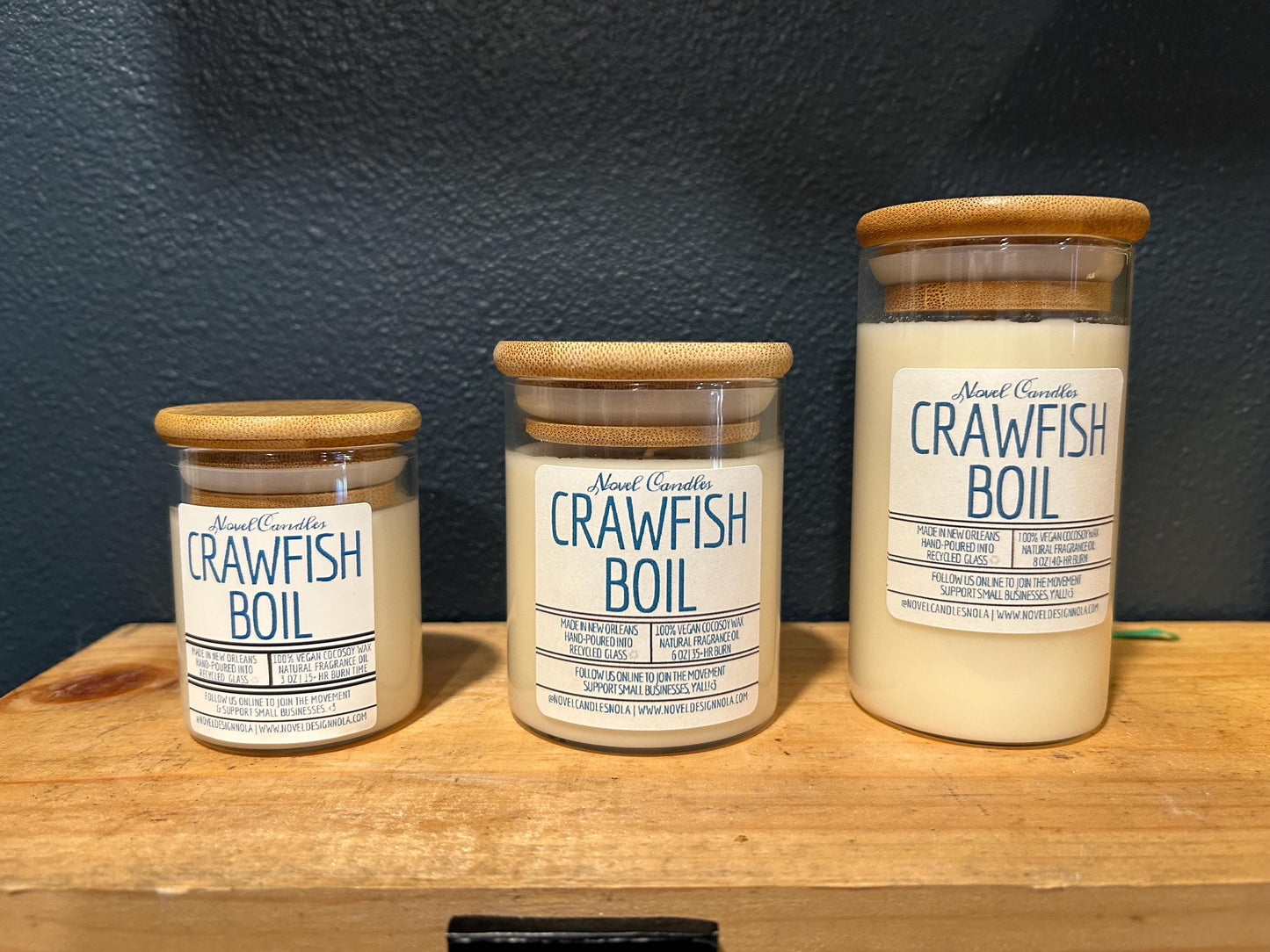 Crawfish Boil Candle – Smells Like a Real Louisiana Boil, Cajun Gift, Unique Food Candle, Funny Novelty Scent