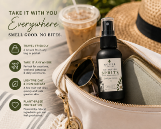 NO-SQUITO™ Natural Mosquito Repellent Spritz | Plant-Based Outdoor Spray | Smell Good. No Bites.