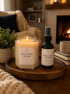 WELCOME HOME Candle Gift for Realtors | Closing Gift for Home Buyers | Custom Real Estate Gift | Home Builder Housewarming Candle