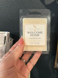 WELCOME HOME Candle Gift for Realtors | Closing Gift for Home Buyers | Custom Real Estate Gift | Home Builder Housewarming Candle