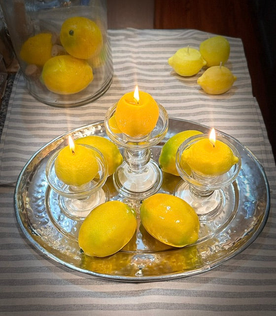 LUNDI BLUES Lemon Candle | Bright Citrus Ritual Candle | Monday Reset | Fresh Lemon Scent | Eco-Luxury Hand-Poured Candle