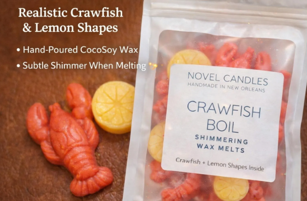 Crawfish Boil Wax Melts | Cajun Spiced CocoSoy, New Orleans Gift
