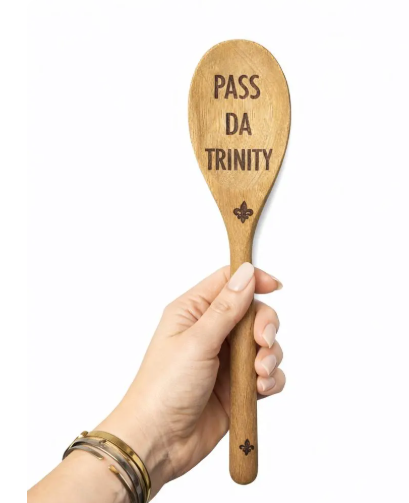 Personalized Cajun Roux Spoon | Engraved Wooden Cooking Spoon | “It Had To Be Roux” | Mind Ya Roux | Pass Da Trinity | Custom Handwriting Gift