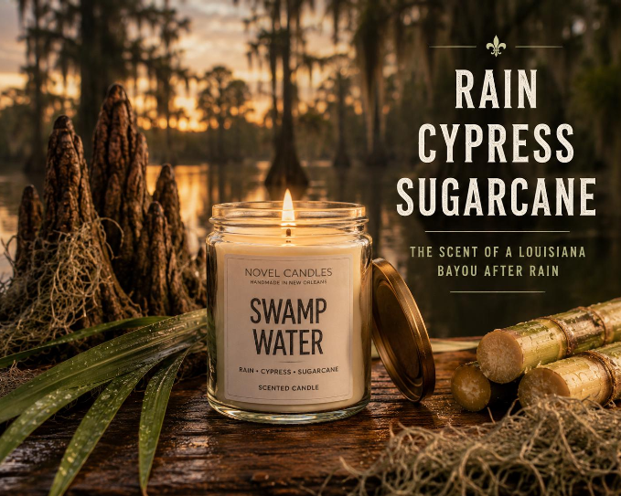 Swamp Water Candle | Rain, Cypress & Sugarcane | Louisiana Bayou Inspired  Swamp Water