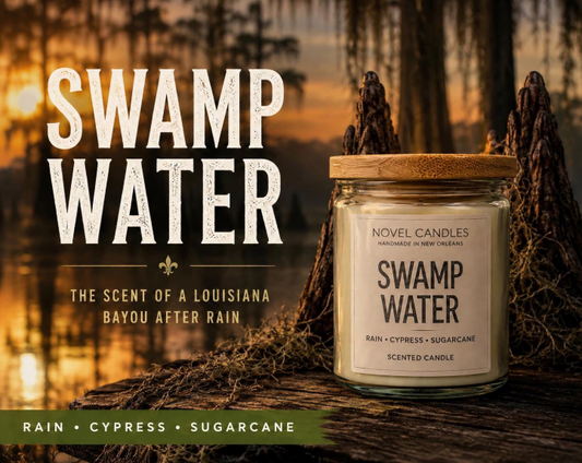 Swamp Water Candle | Rain, Cypress & Sugarcane | Louisiana Bayou Inspired  Swamp Water