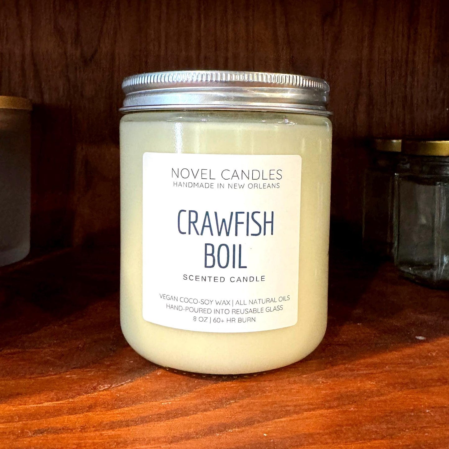 Crawfish Boil Candle – Smells Like a Real Louisiana Boil, Cajun Gift, Unique Food Candle, Funny Novelty Scent
