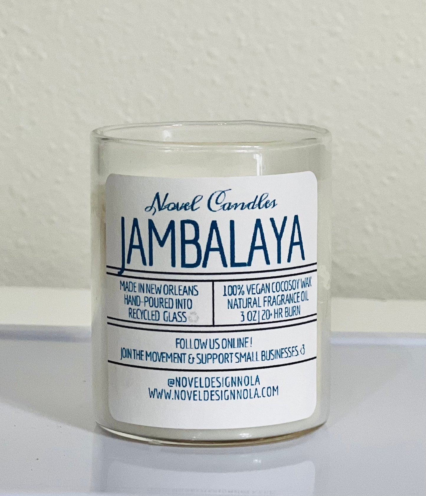 Jambalaya Scented Candle: Handmade Cajun Creole CocoSoy Wax