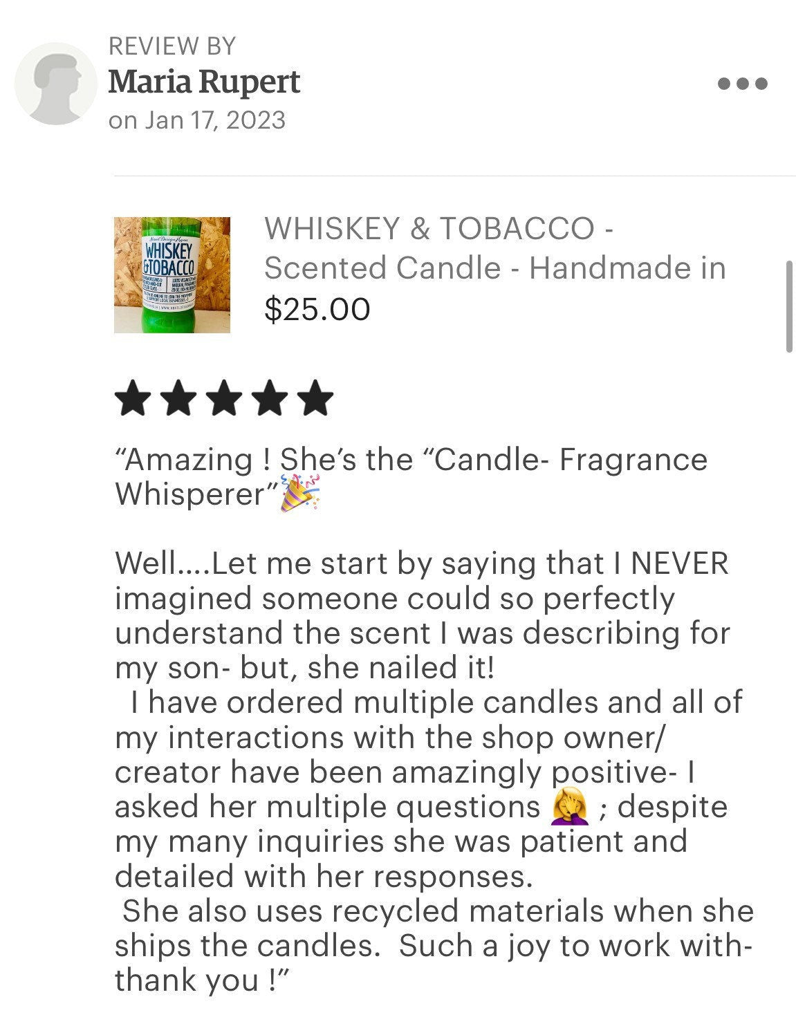Speakeasy Candle – Whiskey, Tobacco, Dark Rum Absolute, Tonka Bean - CocoSoy Wax