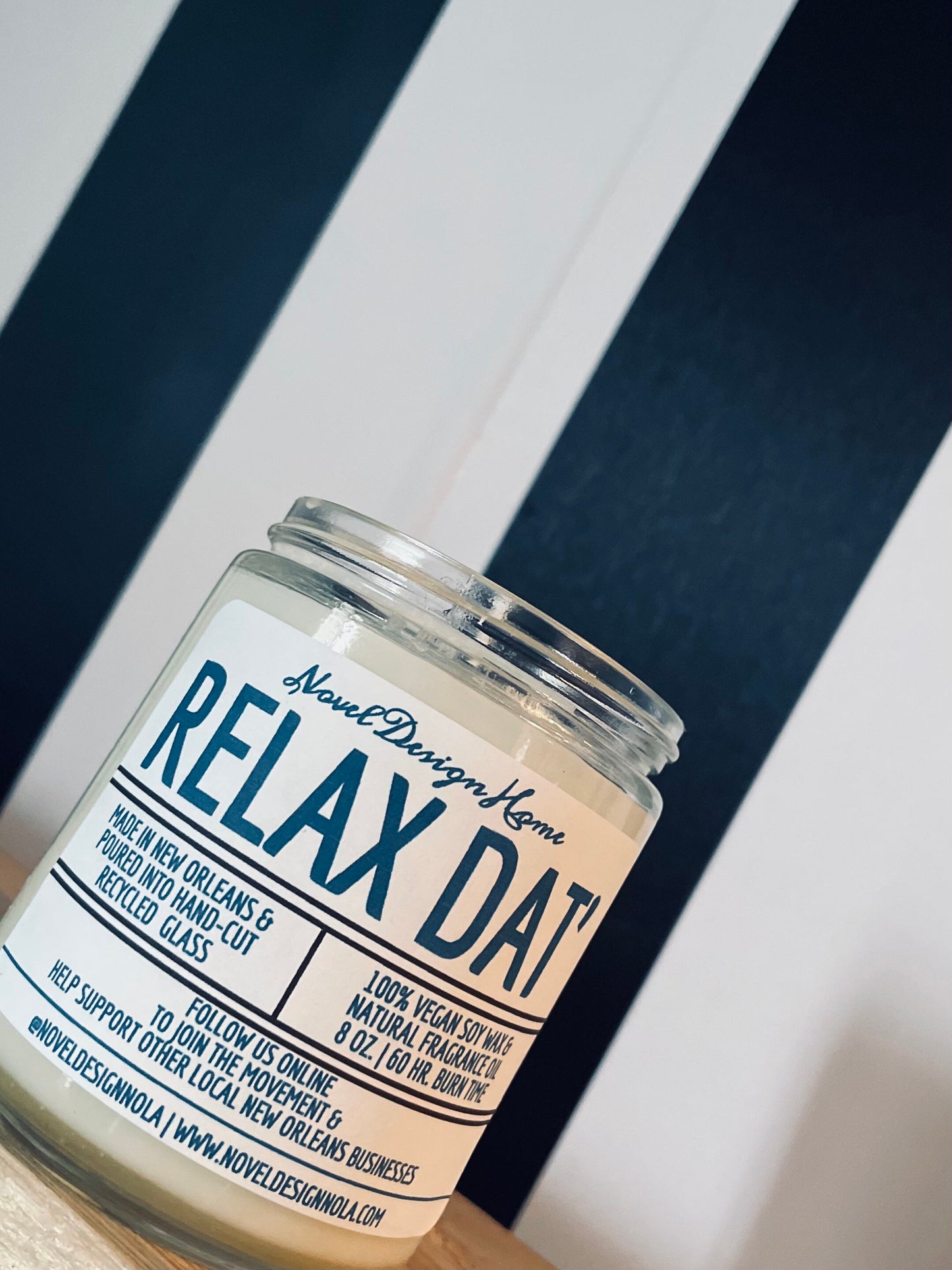 Relax Dat' Scented Candle – Cedar, Lavender, Eucalyptus, Vegan CocoSoy Wax