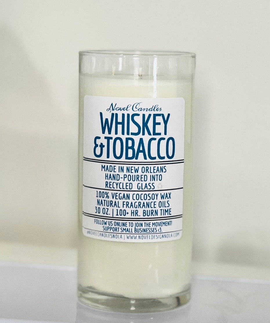 Speakeasy Candle – Whiskey, Tobacco, Dark Rum Absolute, Tonka Bean - CocoSoy Wax