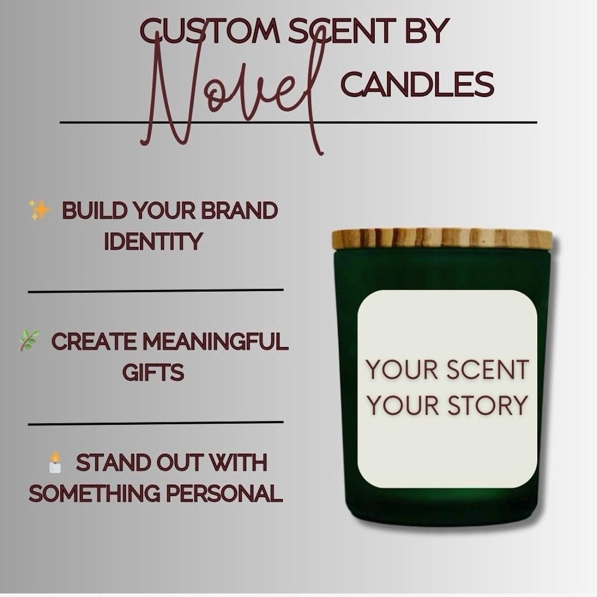 Personalized Label Candle: Custom Photo, Handmade Custom Party Favor