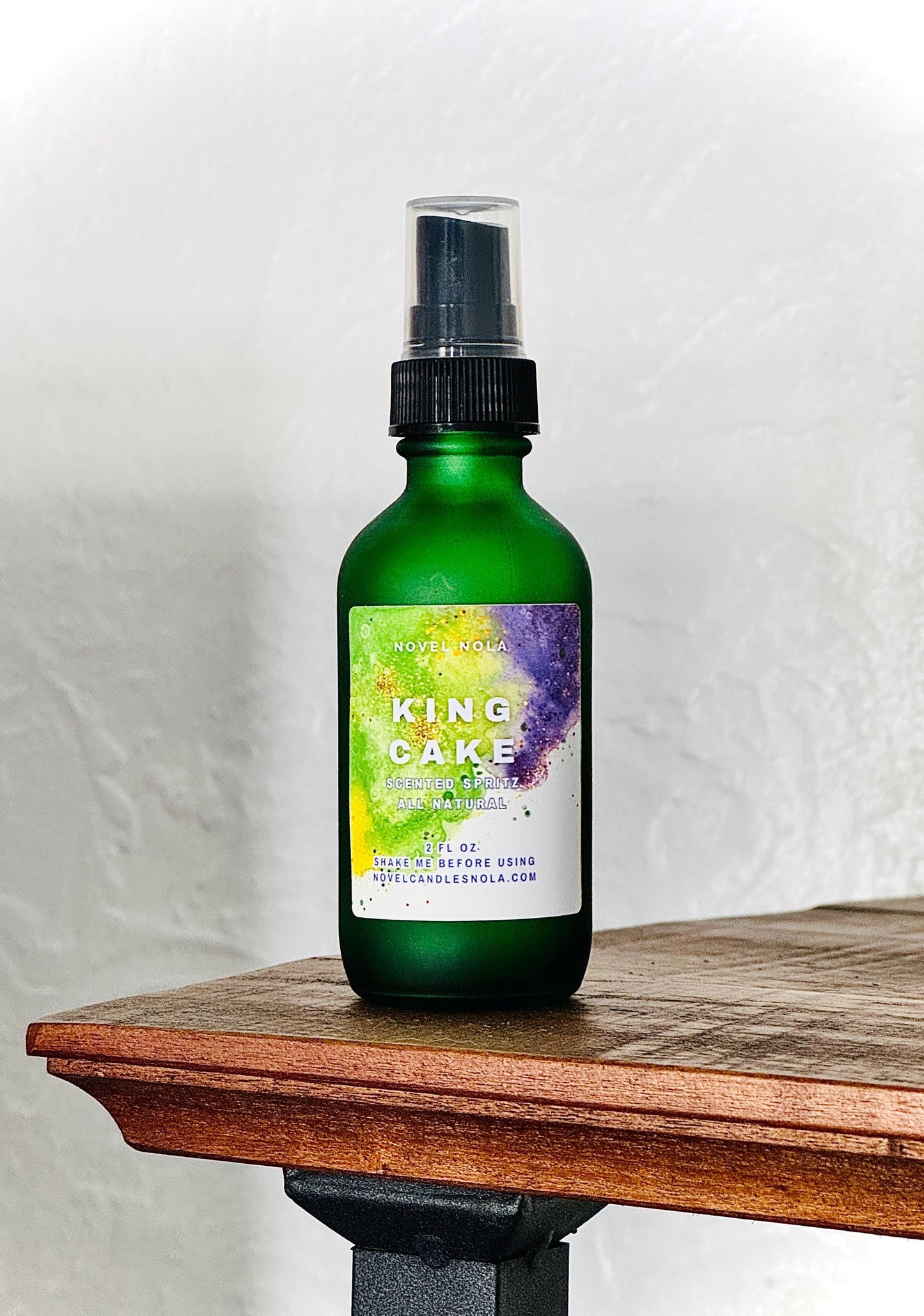 King Cake Scented Room & Car Spray — All Natural Fragrance, Mardi Gras Gift, New Orleans Themed Scent, Made in NOLA