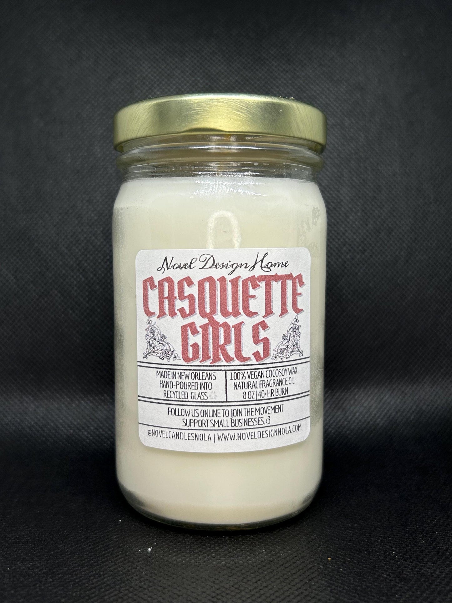 Casquette Girls Candle – New Orleans Vampire Legend | Petrichor, Bourbon, Oakmoss, Haunted History Scented Candle