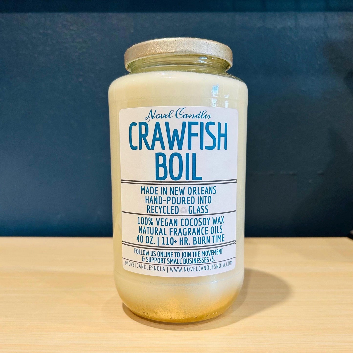 Crawfish Boil Candle – Smells Like a Real Louisiana Boil, Cajun Gift, Unique Food Candle, Funny Novelty Scent