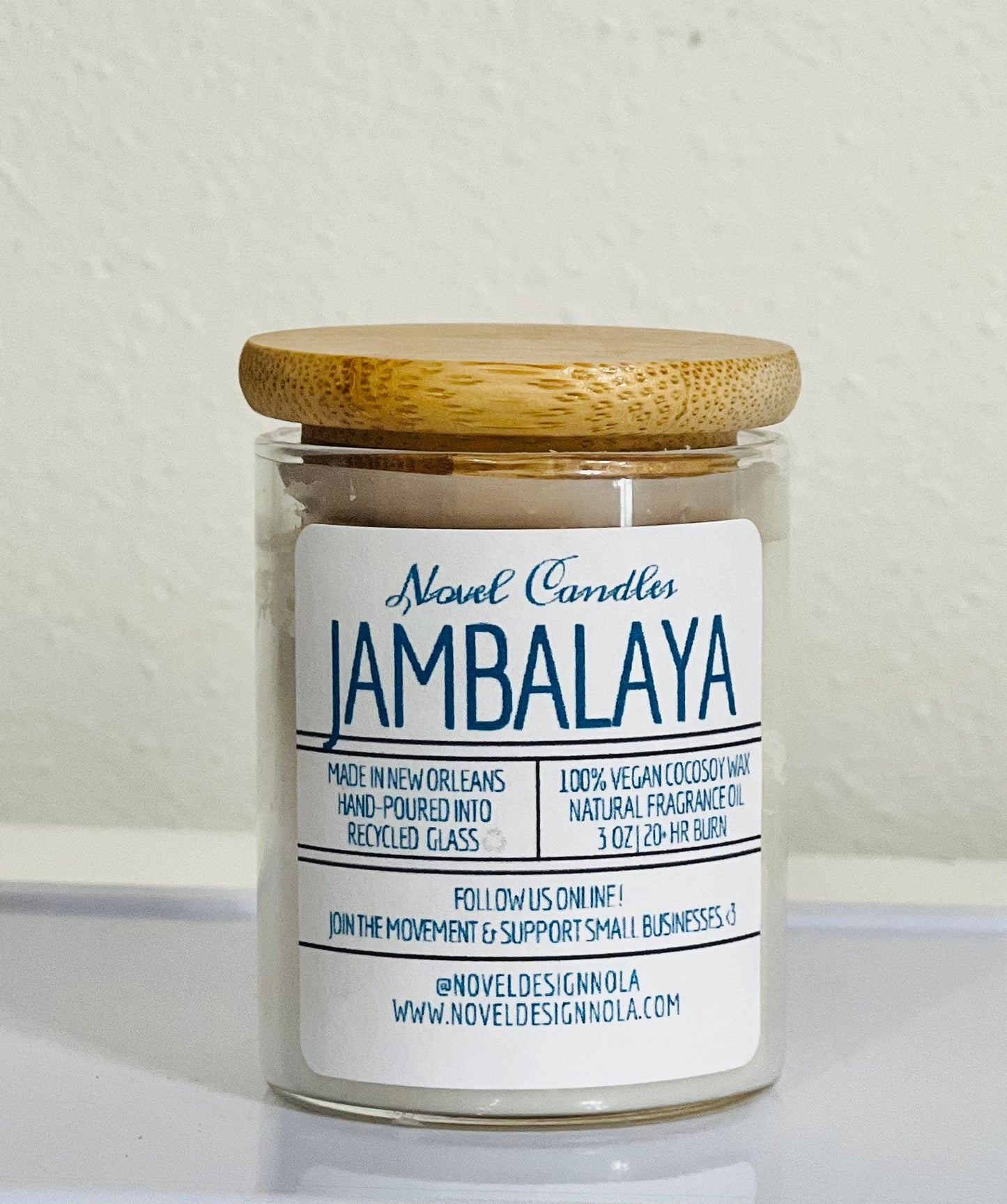Jambalaya Scented Candle: Handmade Cajun Creole CocoSoy Wax