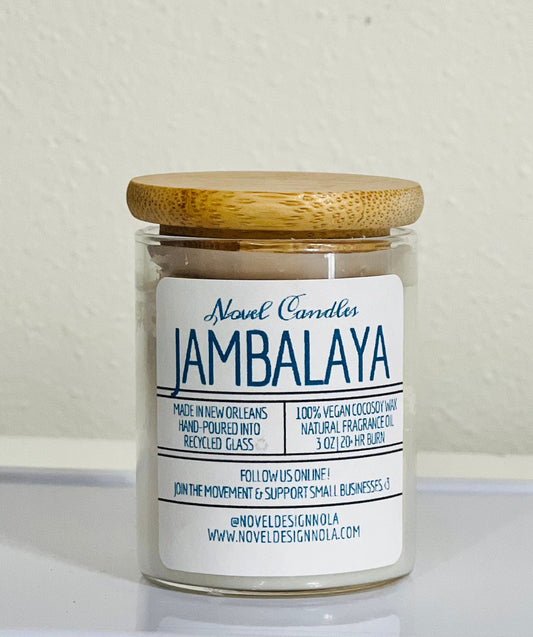 Jambalaya Scented Candle: Handmade Cajun Creole CocoSoy Wax