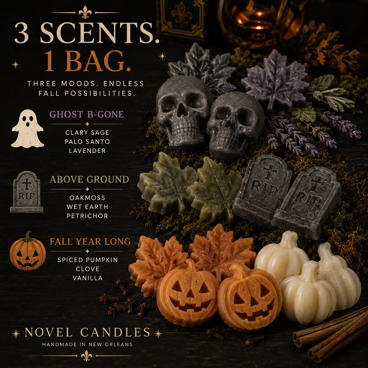 Fall Trio Scented Wax Melts