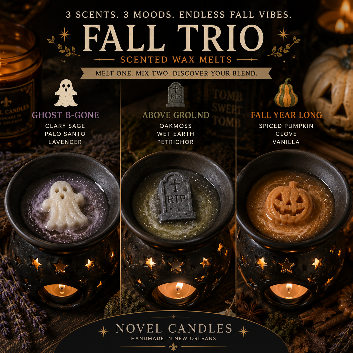 Fall Trio Scented Wax Melts