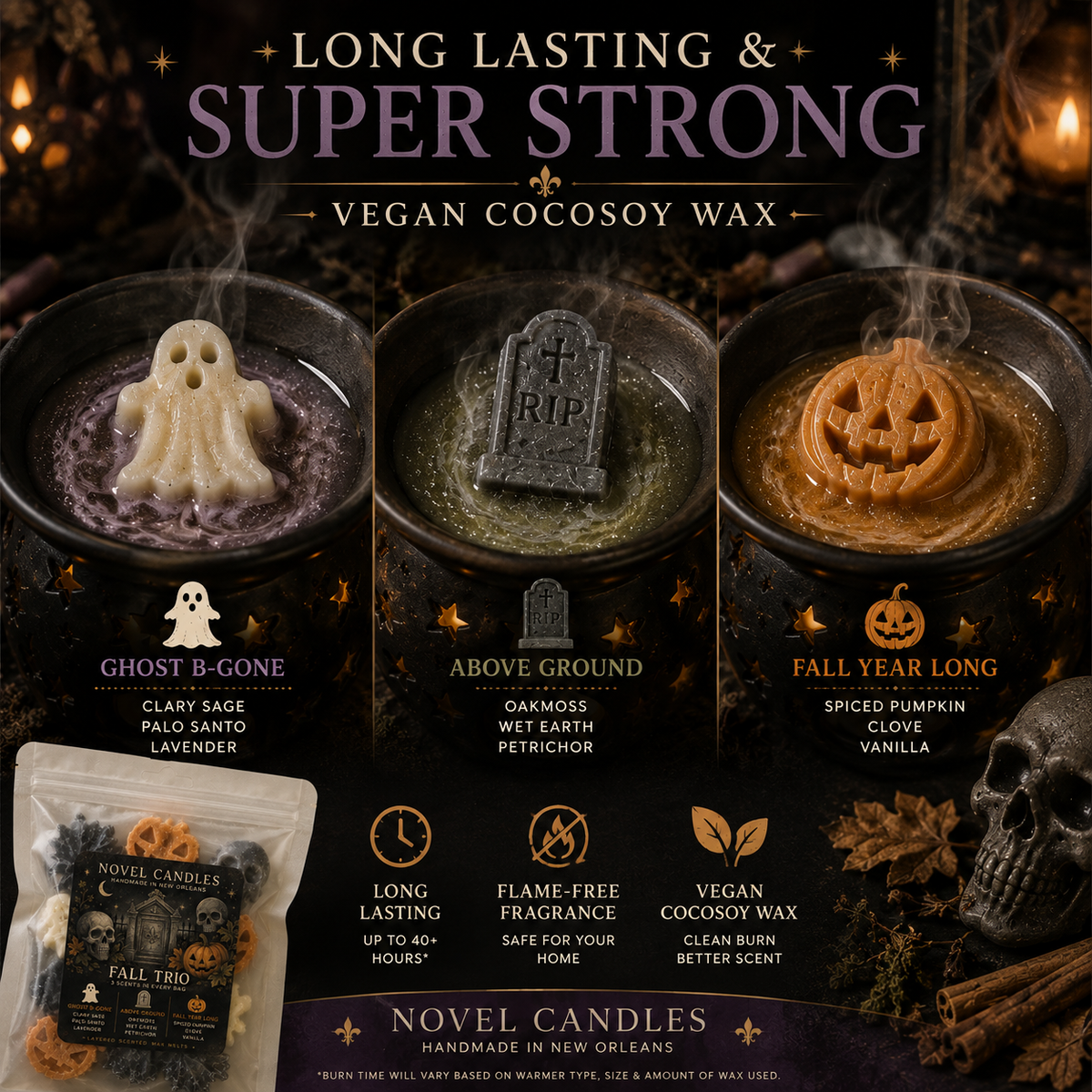 Fall Trio Scented Wax Melts